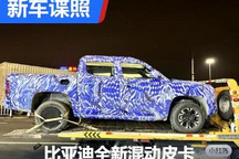 1.5T/2.0T都有？曝比亚迪混动皮卡谍照