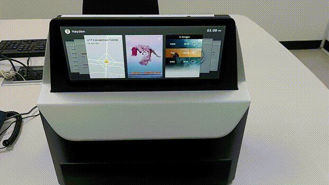 摩比斯推出用手势控制车载显示屏技术