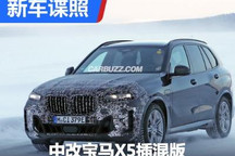 前大灯调整 中改宝马X5插混版路试谍照