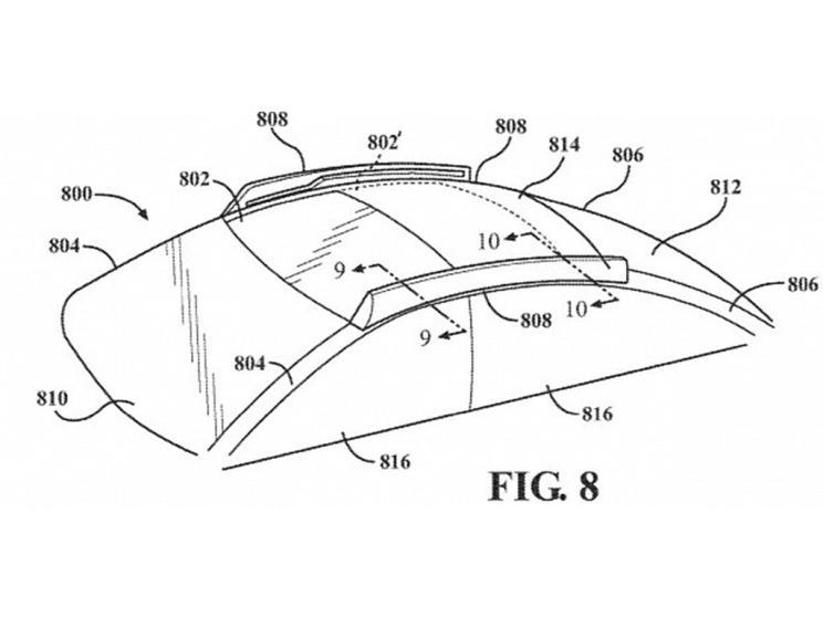 Apple получила патент на автомобильный «умный» люк на крыше с регулируемым потреблением света