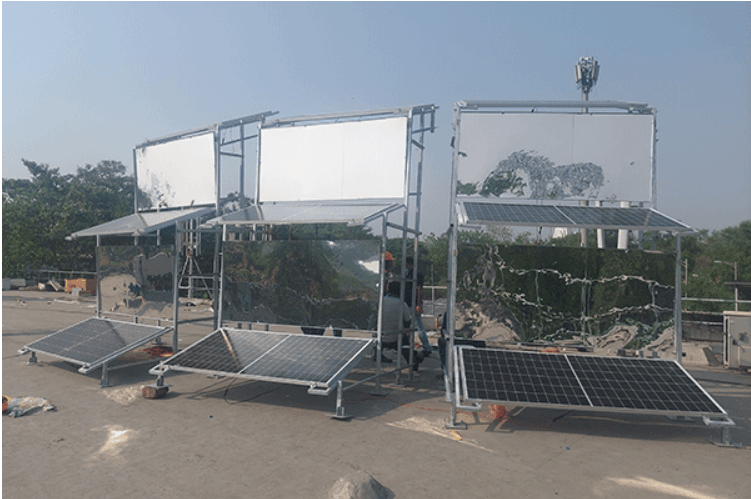 印度研究人员创建更有效的太阳能光伏塔 可用于电动汽车充电站