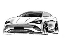 最快4月亮相 比亚迪全新轿车手绘图曝光