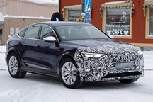 外观调整/电池升级 新奥迪e-tron Sportback谍照