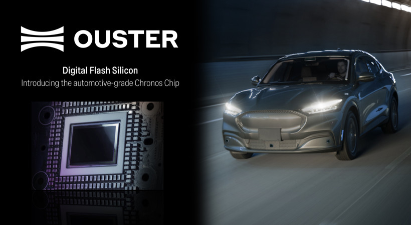 Ouster推出先进汽车数字激光雷达芯片Chro<em></em>nos 赋能DF固态传感器