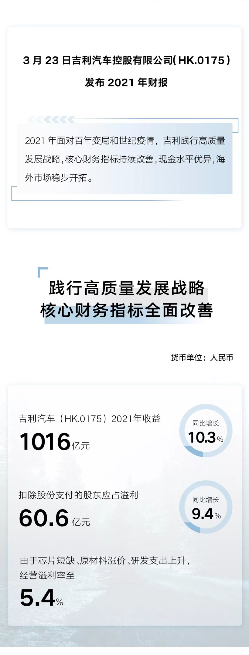 吉利：未來(lái)將繼續(xù)加強(qiáng)部署自研芯片，多方位解決芯片短缺問(wèn)題
