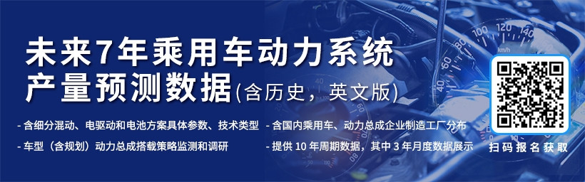 《未來(lái)7年乘用車動(dòng)力系統(tǒng)產(chǎn)量預(yù)測(cè)數(shù)據(jù)》