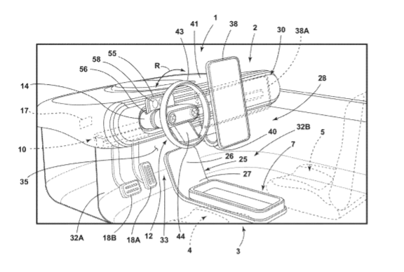 福特为“消失”的方向盘和踏板系统申请专利