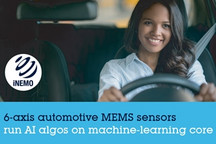 意法半导体发布首款具有嵌入式机器学习功能的汽车IMU