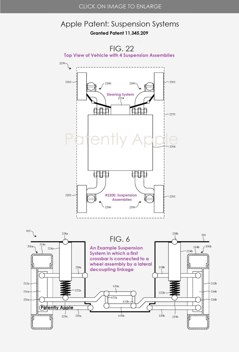 蘋果獲泰坦項(xiàng)目新專利：懸架系統(tǒng)