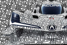 讴歌ARX-06 LMDh赛车原型预告图发布