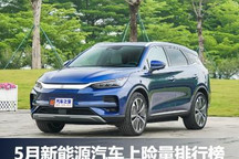 图观车市| 5月新能源车上险量排行榜