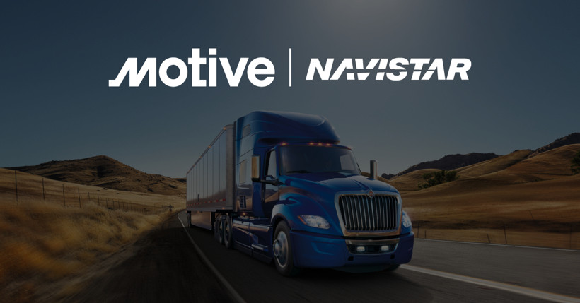 Motive和Navistar达成合作 为车队运营商提供车辆远程信息处理数据和信息