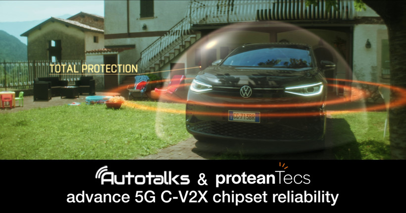 Autotalks与proteanTecs合作增强5G C-V2X芯片组