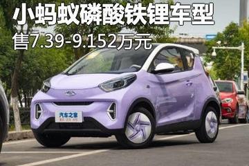 7.39万起 多款小蚂蚁磷酸铁锂车型上市