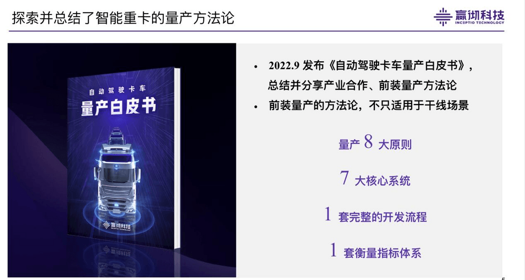 嬴徹科技：卡車智能駕駛規(guī)模化商用的實踐分享與技術突破