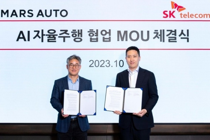 SK Telecom与Mars Auto合作开发自动驾驶卡车技术