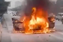 突发 西安一新能源车自燃吓坏车主！