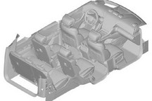 多屏联动科技感十足 仰望U8内饰专利图