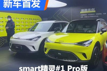 公布大定权益 smart精灵#1 Pro版亮相