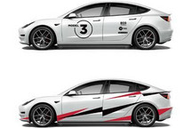 售468元起 特斯拉推官方车贴拉花服务