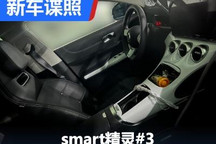 4月17日亮相 smart精灵#3内饰无伪谍照