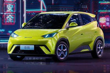 可盐可甜 比亚迪海鸥车身颜色曝光！