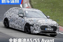 有望年内发布 全新奥迪A5/S5 Avant谍照