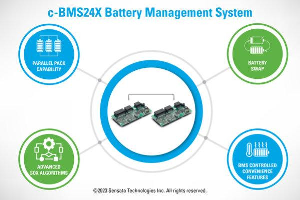 森萨塔科技推出c-BMS24X电池管理系统 适用于工业应用和低压电动汽车