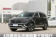 图观车市|4月乘用车终端销量干货排行榜