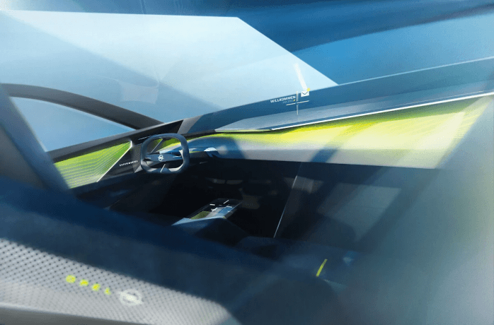 欧宝Experimental概念车采用电致变色内饰面料和折叠式方向盘