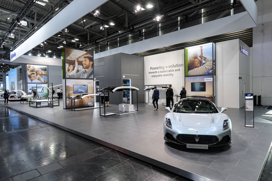 偉巴斯特慕尼黑車展車頂系統(tǒng)和電動化解決方案創(chuàng)新