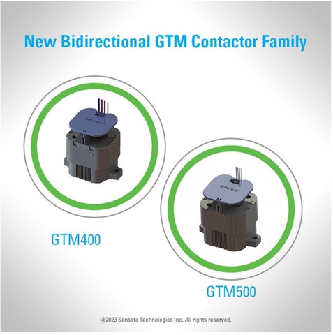 森萨塔科技推出GTM400和GTM500双向接触器 用于储能、直流快速充电和重型车辆