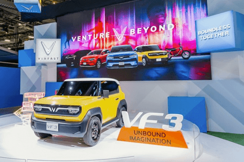 越南电动汽车公司VinFast发布皮卡概念车,并宣布将在全球销售VF3