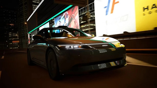 融入索尼電視的索尼汽車
