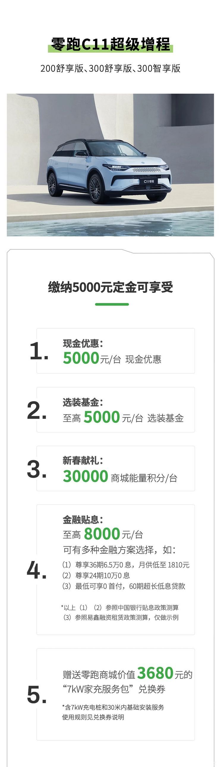 至高17000元 零跑汽车推限时购车政策