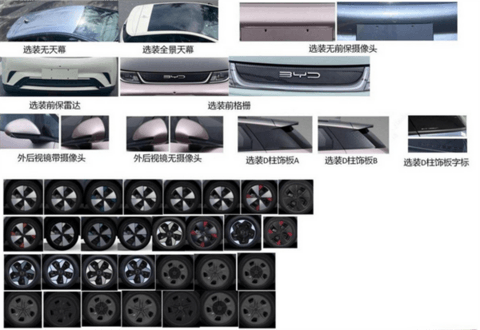 新增隐私玻璃、车身饰条：新款比亚迪海豚申报图曝光：2月上市