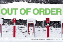 芝加哥极寒天气导致大量特斯拉无法充电