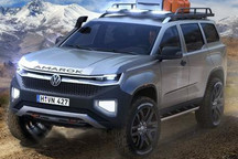 硬派越野 大众Amarok SUV版官方假想图