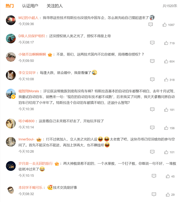 馬斯克向中國車企授權(quán)技術(shù)引熱議 網(wǎng)友：國內(nèi)用得著你授權(quán)么