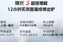 哪吒S增程车型12小时直播续航测试：满油满电总续航1124.9km