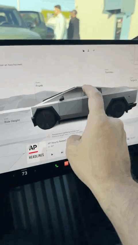 Cybertruck車機(jī)上的彩蛋