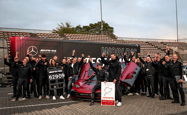 6分29秒跑完20公里！奔馳AMG ONE刷新紐北量產車圈速紀錄