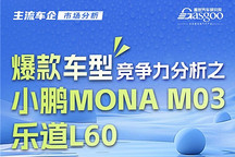 為何能成為爆款？剖析小鵬MONA M03與樂道L60的“競爭力”|主流車企市場分析