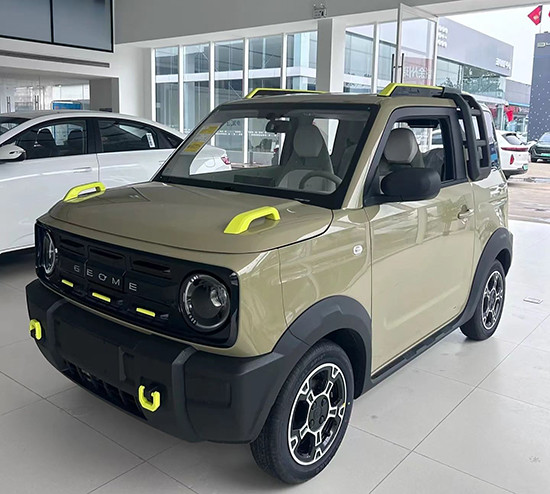 續航提升 2025款吉利熊貓騎士實車圖曝光