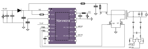 泰矽微发布车规级3合1低功耗通用MCU芯片TCHV4018L