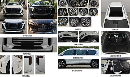 細節設計有所不同 新款星途攬月申報圖曝光