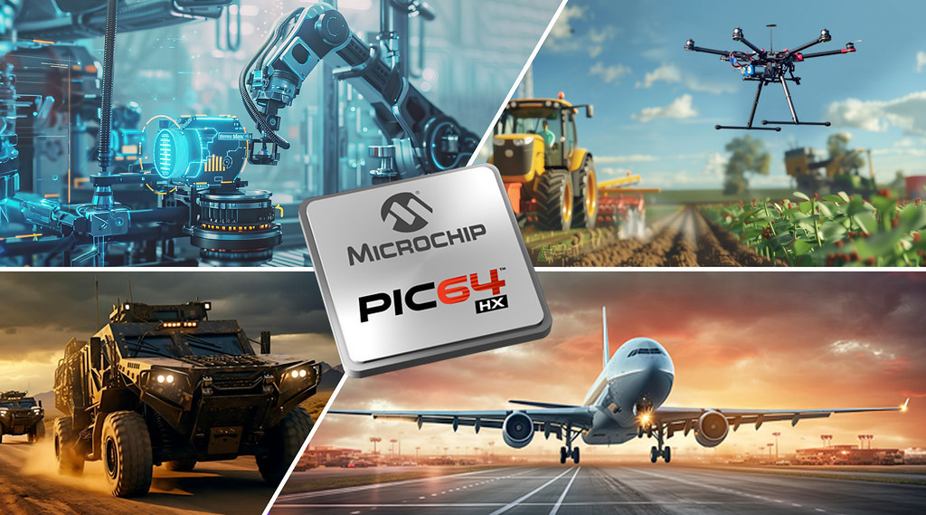 Microchip推出支持后量子安全的高性能PIC64HX微處理器