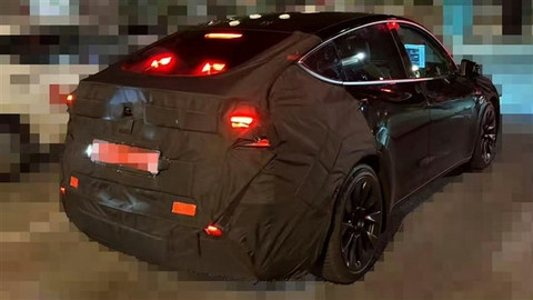 新款特斯拉Model Y国内曝光：首次启用分体式灯组