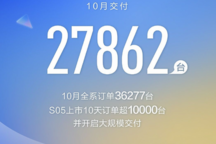 深藍(lán)10月交付27862輛 全系訂單36277輛 S05上市10天訂單超1萬(wàn)臺(tái)