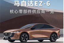 合資新能源的“猛將”來了？馬自達(dá)EZ-6核心零部件配套供應(yīng)商一覽